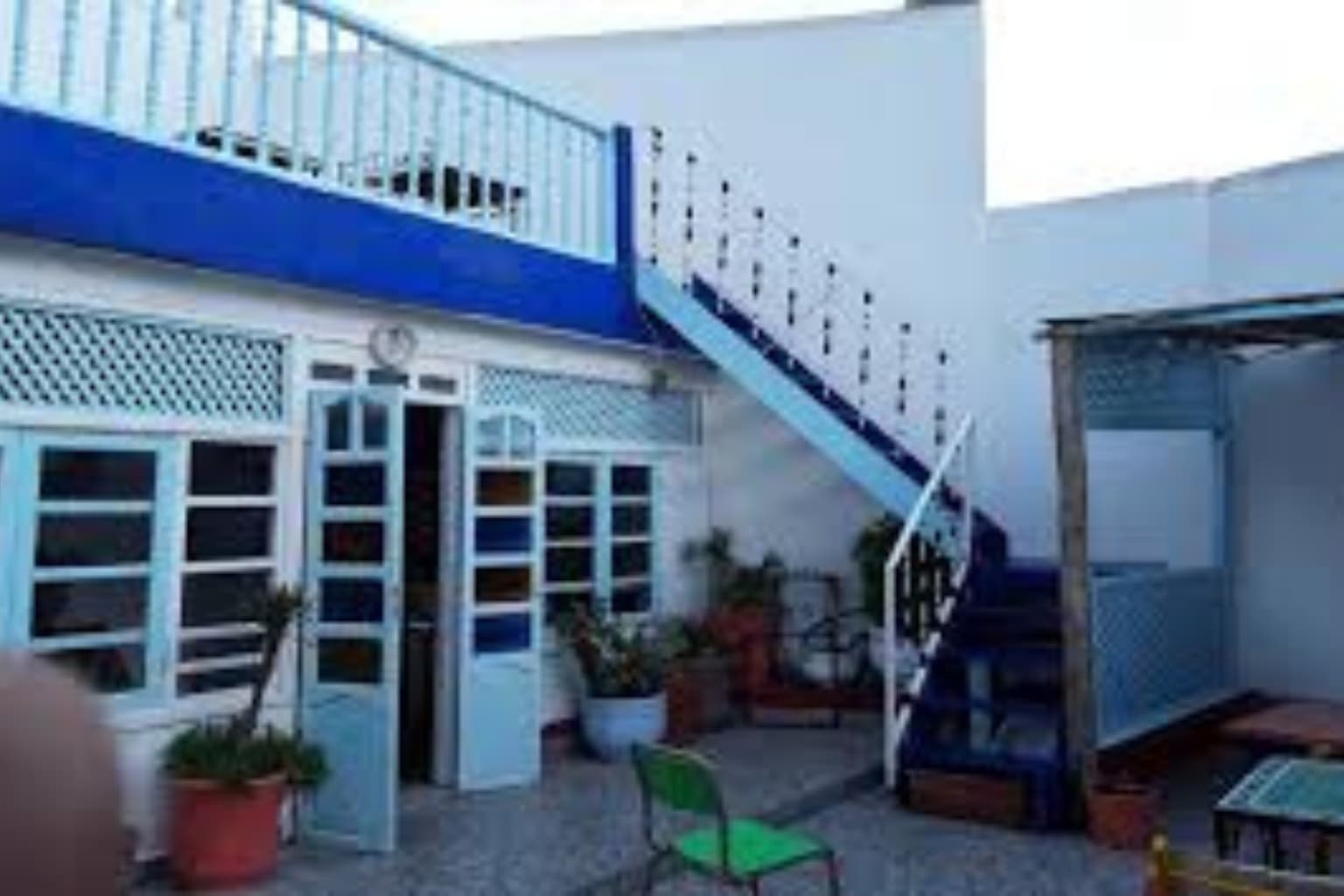 White and Blue